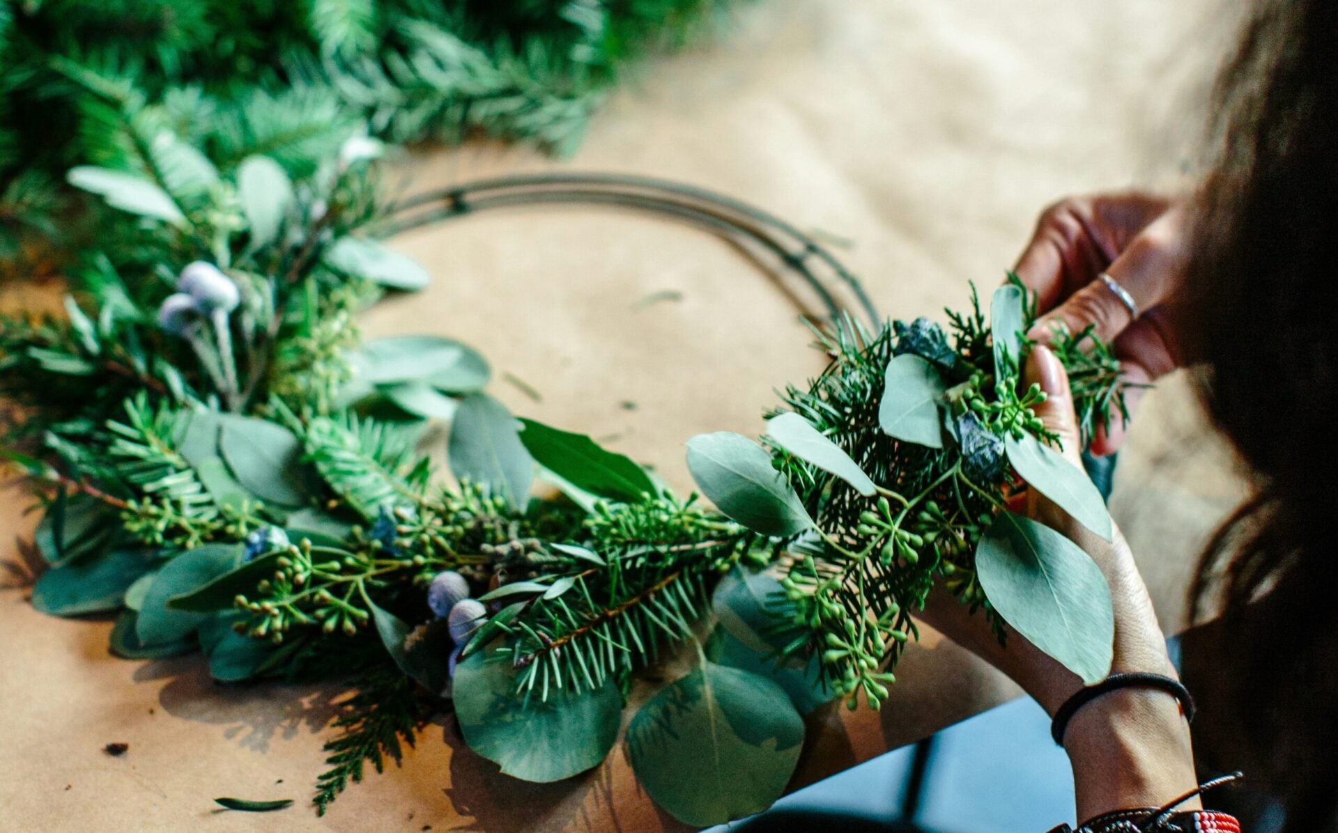 YC – Christmas Wreath Making (Cropped)