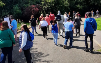 Day Opportunities services complete 75 laps for Bromley Mencap’s anniversary appeal