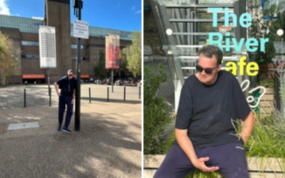 Aksel takes on his own London bridges challenge