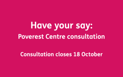 Have your say on the future of the Poverest Centre