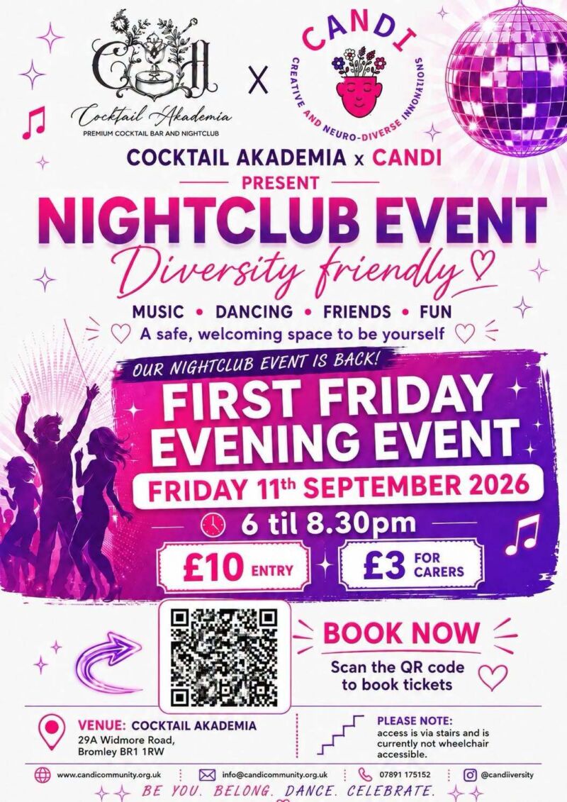 Image for the Tweet beginning: CANDI’s Cocktail Akademia Nightclub is